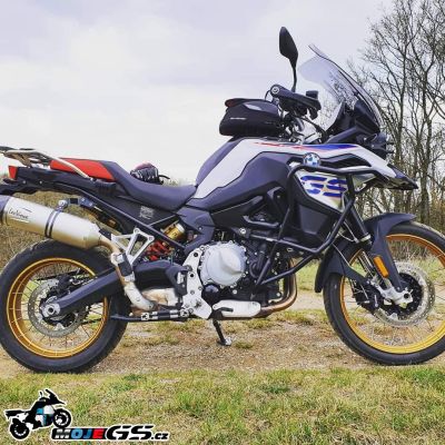 Velký padací rám Heed pro BMW F850GS, černý