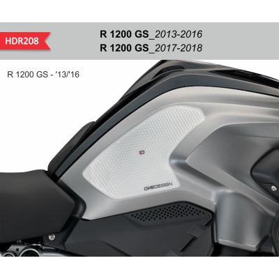 2-dílný set tankpadů na nádrž R1250GS, R1200GS LC 2013-2018, transparentní