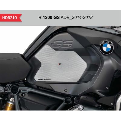 2-dílný set tankpadů na nádrž R1250GS Adventure, R1200GS Adventure LC 2014-2018, transparentní