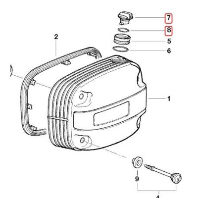 Plastová olejová zátka pro R1150GS/A, R1100GS, R850GS