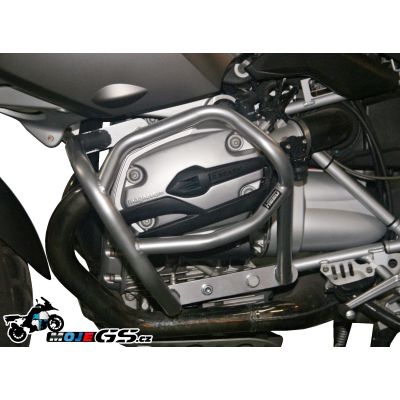 Zesílený spodní padací rám Heed pro BMW R1200GS 2004-2012, stříbrný