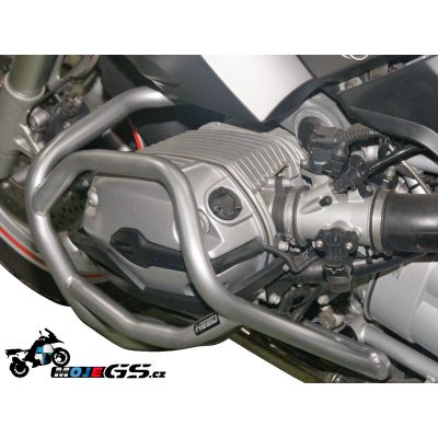 Zesílený spodní padací rám Heed pro BMW R1200GS 2004-2012, stříbrný