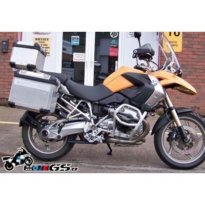 Zesílený spodní padací rám Heed pro BMW R1200GS 2004-2012, stříbrný