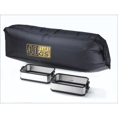 Rámečky pro zvětšení kapacity originál ALU kufrů + sedací vak (limitovaná edice 40 Years GS), stříbrné