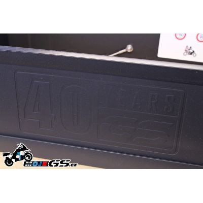 Rámečky pro zvětšení kapacity originál ALU kufrů + sedací vak (limitovaná edice 40 Years GS), černé