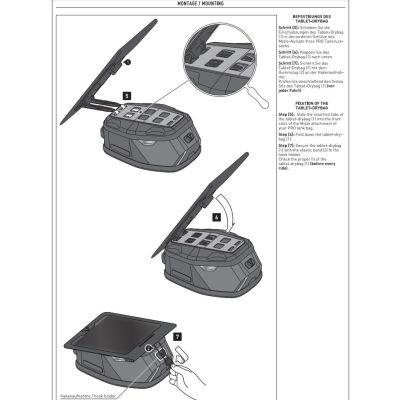 Obal na tablet nebo mapu pro tankvaky SW-Motech řady PRO