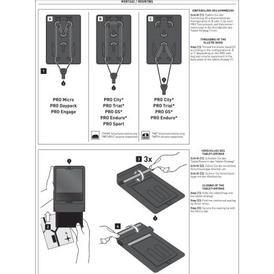 Obal na tablet nebo mapu pro tankvaky SW-Motech řady PRO