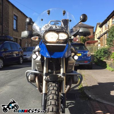 Klasický spodní padací rám Heed pro BMW R1200GS 2004-2012, stříbrný