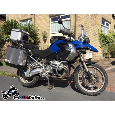 Klasický spodní padací rám Heed pro BMW R1200GS 2004-2012, stříbrný