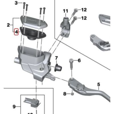 Těsnění spojkové nádobky R1250GS/A, R1200GS/A LC 2013-2018