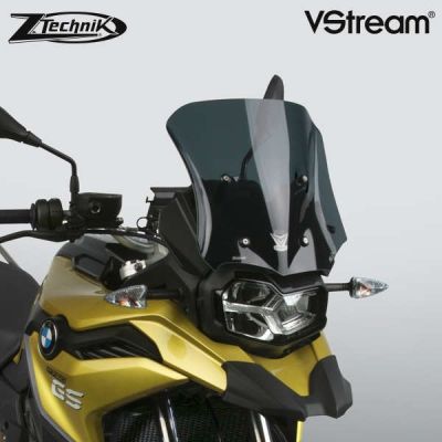 Sportovní plexi ZTechnik VStream 33cm pro BMW F750GS, tmavě kouřové