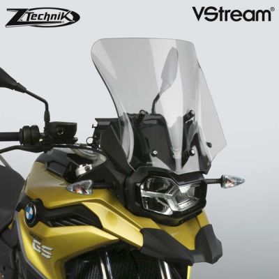 Sportovně cestovní plexi ZTechnik VStream 33cm pro BMW F750GS, lehce kouřové