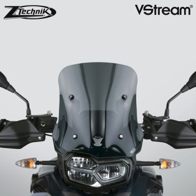 Sportovní plexi ZTechnik VStream 38cm pro BMW F850GS/A, tmavě kouřové