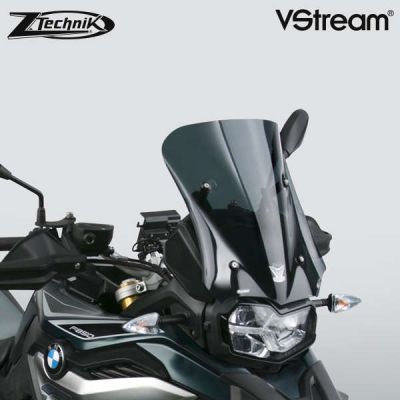 Sportovní plexi ZTechnik VStream 38cm pro BMW F850GS/A, tmavě kouřové