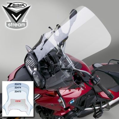 Plexi V-Stream tmavé 35cm BMW F700GS