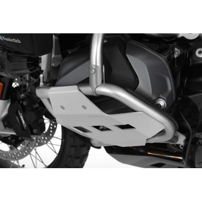 Ochranné kryty Wunderlich do originálních padacích rámů pro R1250GS/A 2018+, stříbrné
