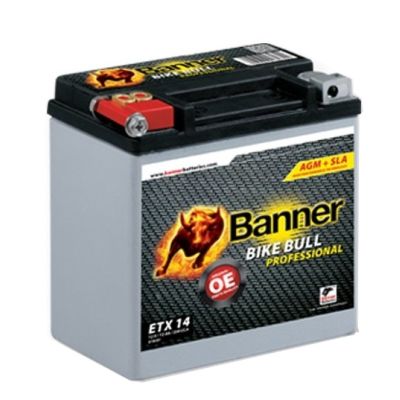 Baterie Banner AGM 12V 12Ah pro BMW R1250GS/A, R1200GS/A LC 2013-2018, R1200GS/A 2004-2012, F800GS/A, F700GS, F650GS 08-12