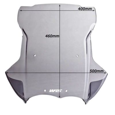 Plexi WRS 46cm pro R1200GS/A 2004-2012, tmavě kouřové