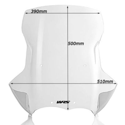 Plexi WRS 50cm pro R1200GS/A 2004-2012, čiré