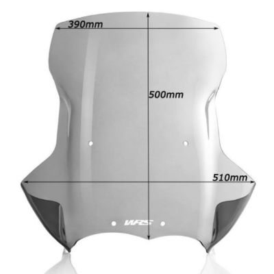 Plexi WRS 50cm, kouřové, pro R1200GS/A 2004-2012