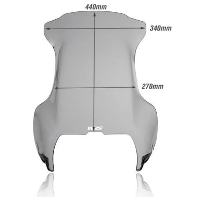Plexi WRS 44cm pro BMW R1100GS, lehce kouřové