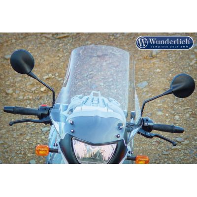 Vysoké plexi Wunderlich Ergo 46cm pro F650GS/Dakar 2004-2007, G650GS, čiré
