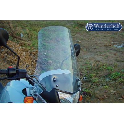 Vysoké plexi Wunderlich Ergo 46cm pro F650GS/Dakar 2004-2007, G650GS, čiré