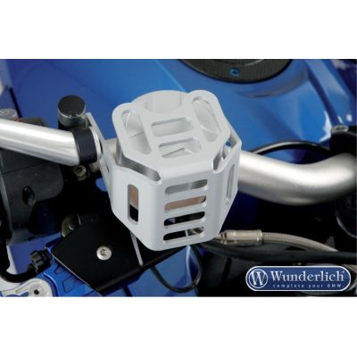 Kryt přední brzdové nádobky Wunderlich pro BMW R1200GS/A 2008-2012, F800GS/A, F700GS, stříbrný