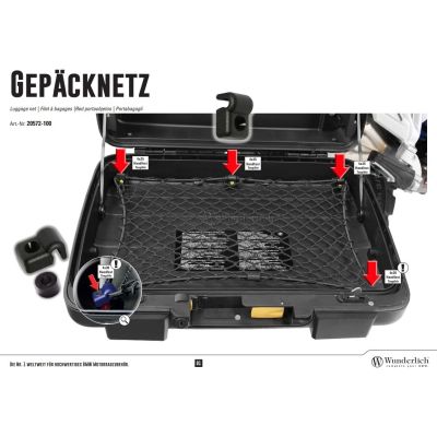 Síťka do BMW Vario kufru