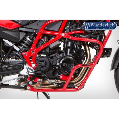 Prodloužený spodní padací rám Wunderlich  pro F800GS 2008-2016, F650GS 2008-2012, červený