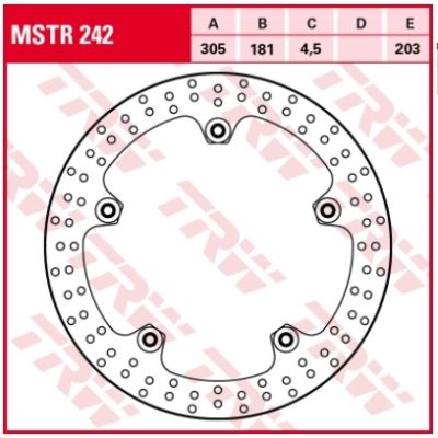 Přední brzdový kotouč TRW Lucas pro BMW R1250GS/A, F850GS/A, F750GS
