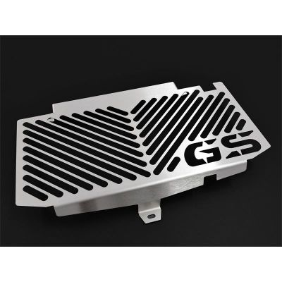 Nerezový kryt chladiče Ibex s logem GS pro F700GS, F650GS 2008-2018, stříbrný