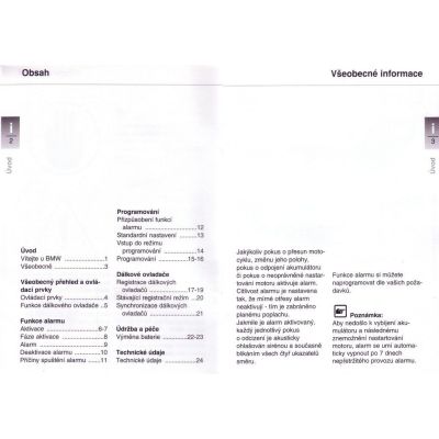 Dálkový ovladač alarmu BMW pro R1200GS/A 2004-2012, R1150GS/A, F800GS/A, F700GS, F650 2008-2012, G650GS