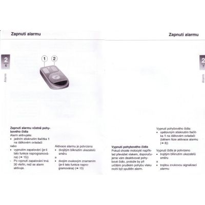 Dálkový ovladač alarmu BMW pro R1200GS/A 2004-2012, R1150GS/A, F800GS/A, F700GS, F650 2008-2012, G650GS