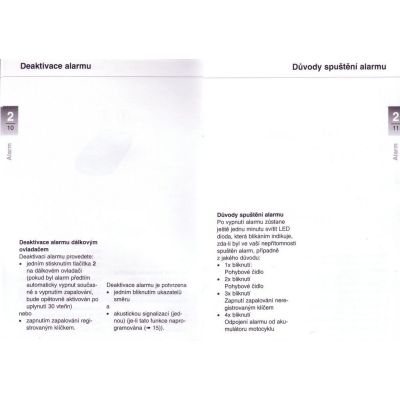 Dálkový ovladač alarmu BMW pro R1200GS/A 2004-2012, R1150GS/A, F800GS/A, F700GS, F650 2008-2012, G650GS