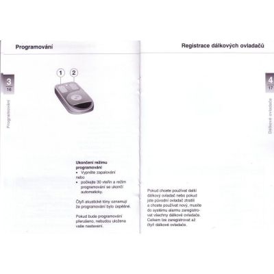 Dálkový ovladač alarmu BMW pro R1200GS/A 2004-2012, R1150GS/A, F800GS/A, F700GS, F650 2008-2012, G650GS