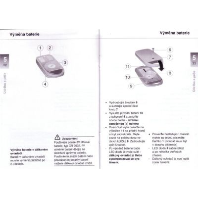 Dálkový ovladač alarmu BMW pro R1200GS/A 2004-2012, R1150GS/A, F800GS/A, F700GS, F650 2008-2012, G650GS
