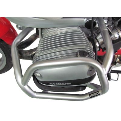 Spodní padací rám Heed pro BMW R1100GS, R850GS, stříbrný