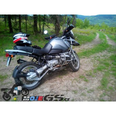 Spodní padací rám Heed pro BMW R1150GS, stříbrný