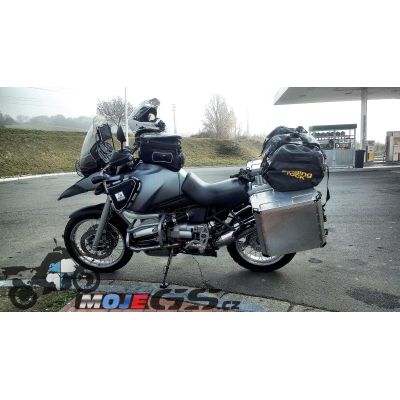 Spodní padací rám Heed pro BMW R1150GS, stříbrný