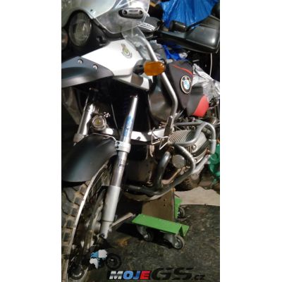 Spodní padací rám Heed pro BMW R1150GS, stříbrný