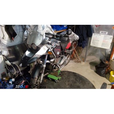 Spodní padací rám Heed pro BMW R1150GS, stříbrný