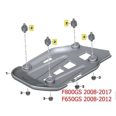 Silentblok krytu motoru pro R1200GS/A 2004-2012, F800GS/A, F700GS, F650GS 2008-2012, G310GS