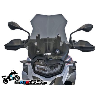 Plexi WRS 44cm pro BMW F850GS, tmavě kouřové