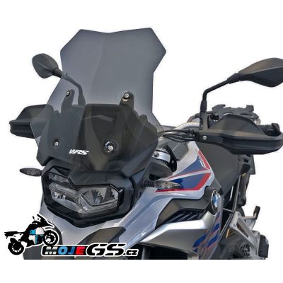 Plexi WRS 44cm pro BMW F750GS, tmavě kouřové