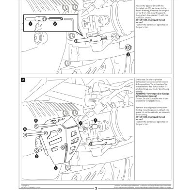Kryt potenciometru R1200GS 2008-2012