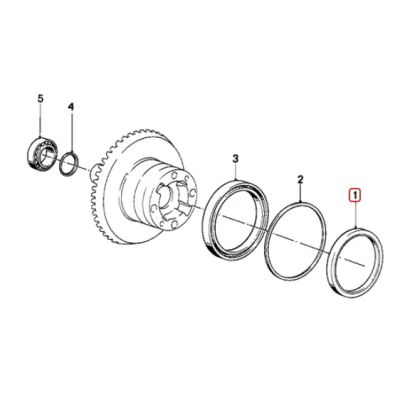 Těsnící kroužek - gufero kardanu pro R1150GS/A, R1100GS, R850GS