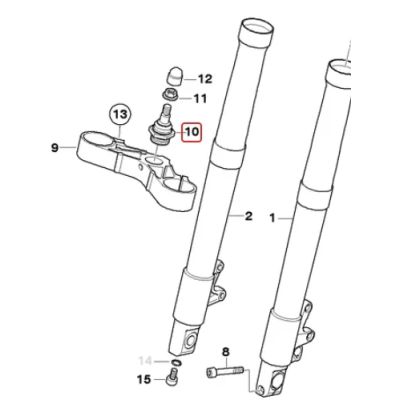 Kulový čep teleleveru pro R1200GS/A 2004-2012