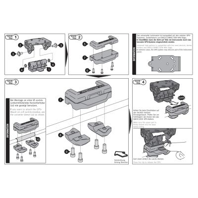 Držák GPS pro 10-12mm hrazdu
