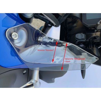 Velké boční deflektory WRS pro R1250GS Adventure, R1200GS Adventure LC 2014-2018, čiré